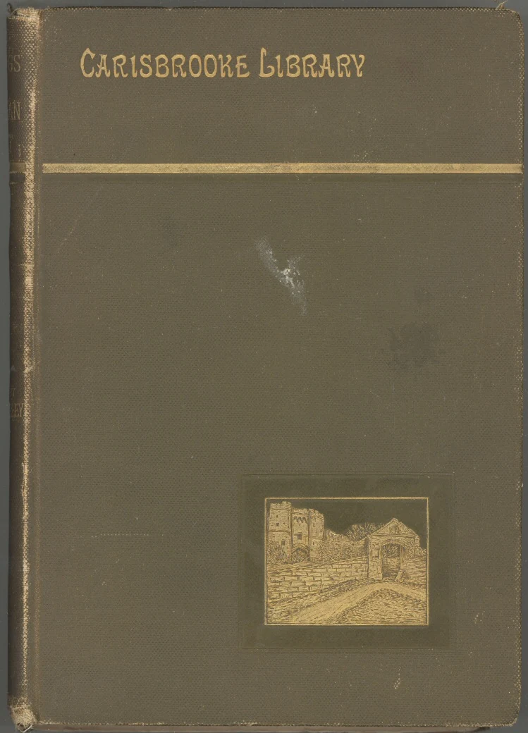 1889年Carisbrooke Library版『A Tale of a Tub and The History of Martin』の装丁