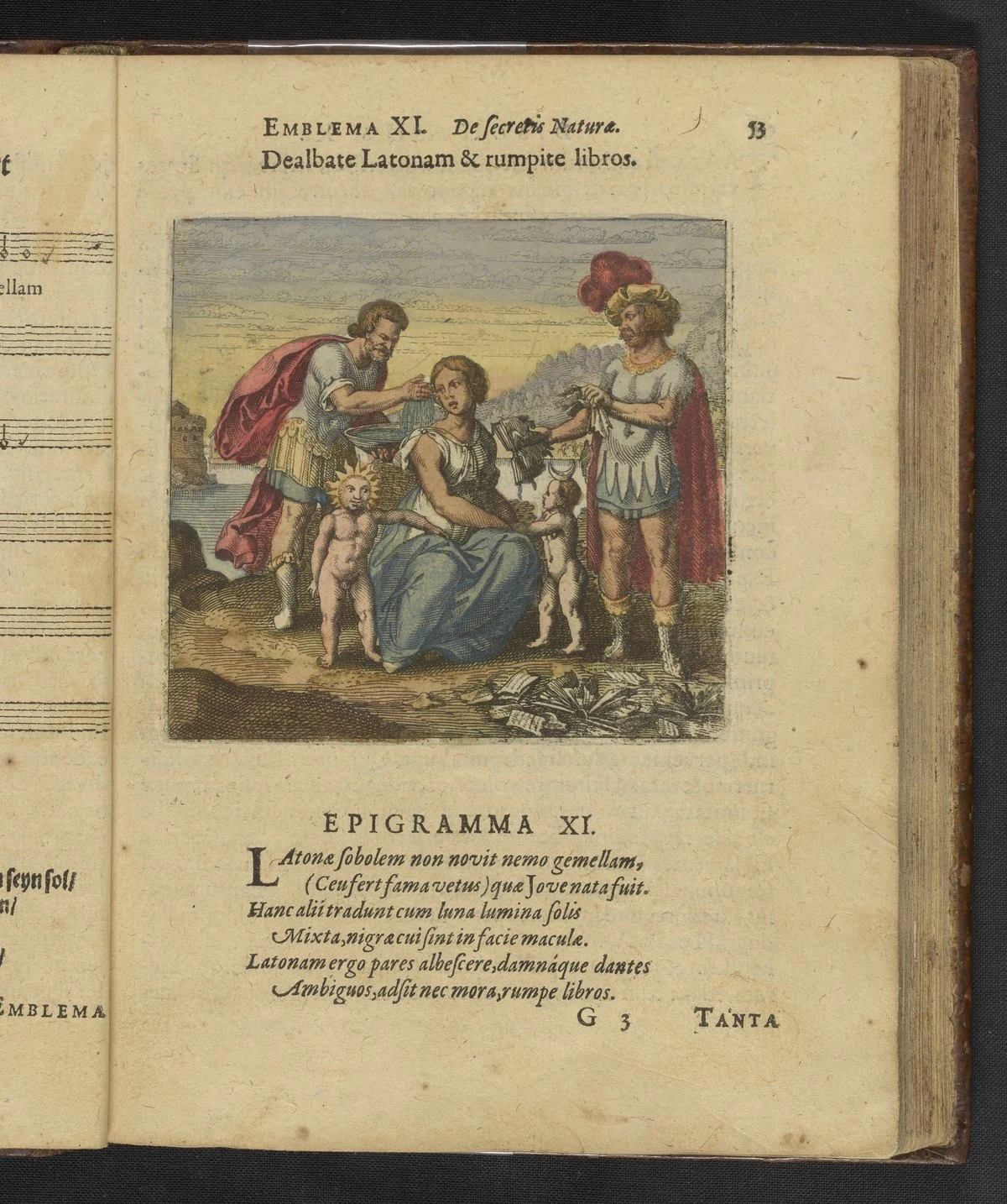 ラトナを白くせよ、そして書物を引き裂け。 1618年刊本の銅版画とラテン語短詩